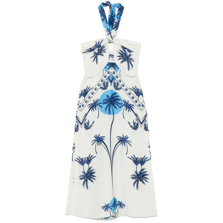Raquel Diniz Abiti - Bianco, Blu | Wanan Luxury