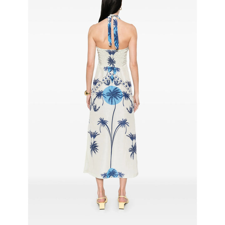 Raquel Diniz Abiti - Bianco, Blu | Wanan Luxury