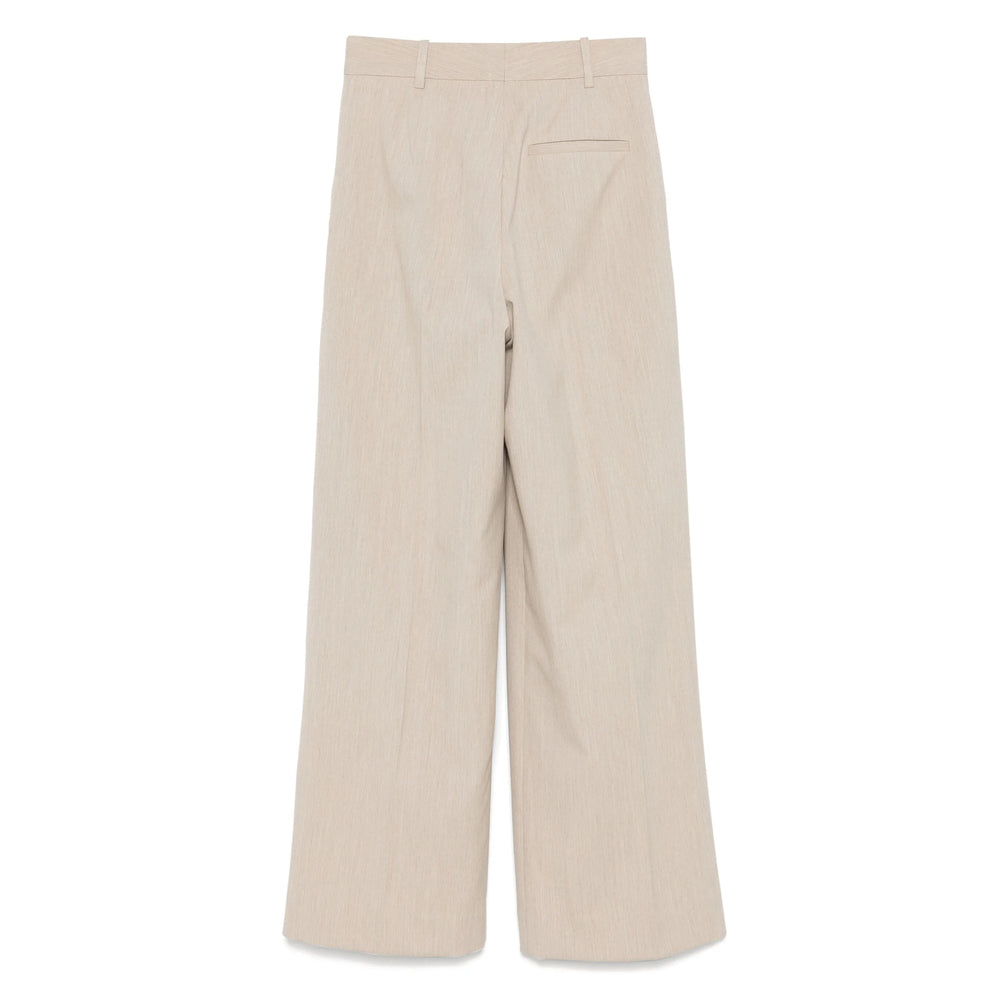 By Malene Birger Neutral Pants - Neutral | Wanan Luxury