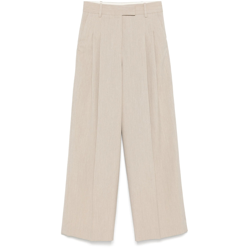 By Malene Birger Neutral Pants - Neutral | Wanan Luxury