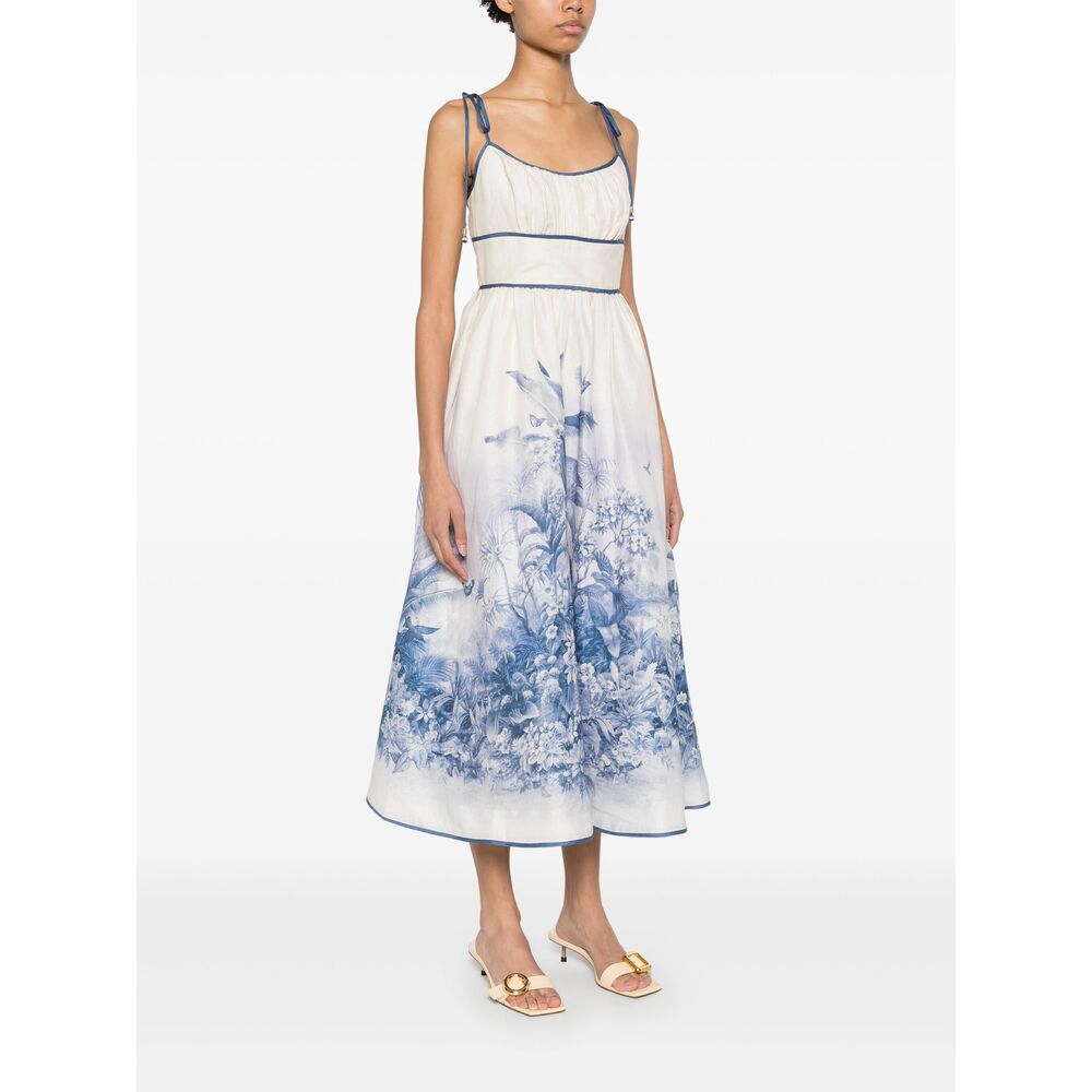 Zimmermann Abiti - Bianco, Blu | Wanan Luxury