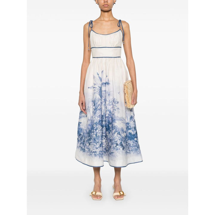 Zimmermann Abiti - Bianco, Blu | Wanan Luxury