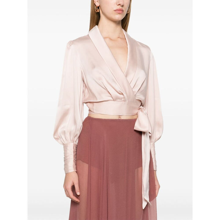 Zimmermann Silk Tops - Pink | Wanan Luxury