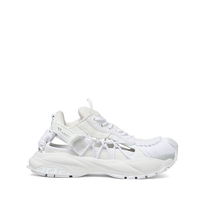 Versace Silk Sneakers - White | Wanan Luxury