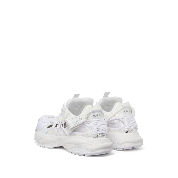 Versace Silk Sneakers - White | Wanan Luxury