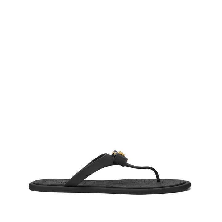 Versace Rubber Slippers - Black | Wanan Luxury