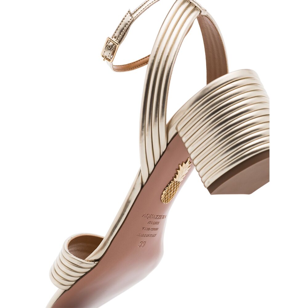 Aquazzura Sandals - Gold | Wanan Luxury