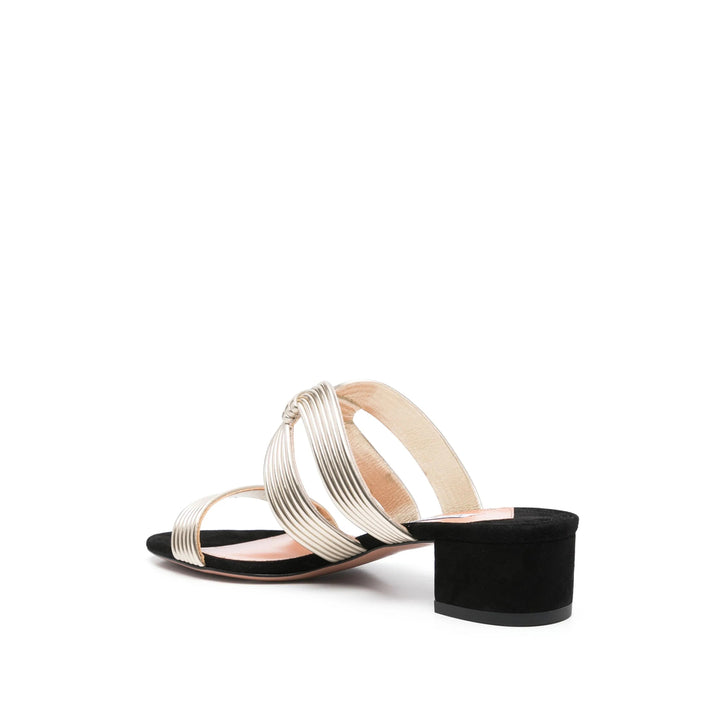 Aquazzura Sandali - Oro, Nero | Wanan Luxury