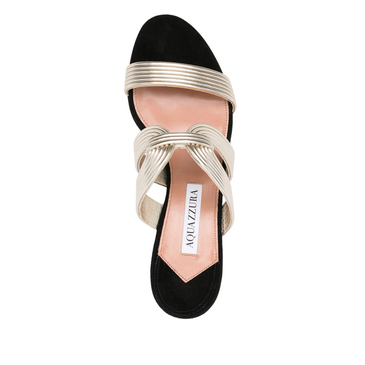 Aquazzura Sandali - Oro, Nero | Wanan Luxury