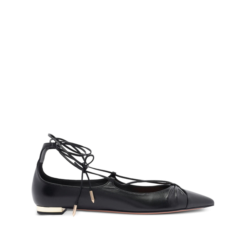Aquazzura Ballerine - Nero | Wanan Luxury