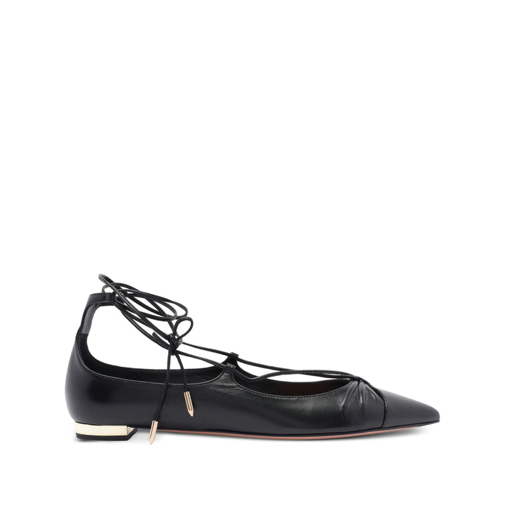 Aquazzura Ballerine - Nero | Wanan Luxury