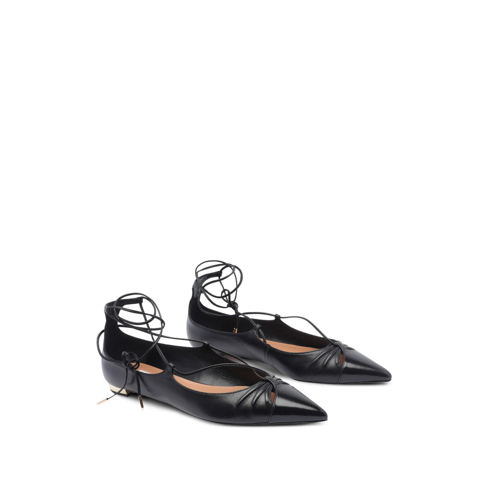 Aquazzura Ballerine - Nero | Wanan Luxury