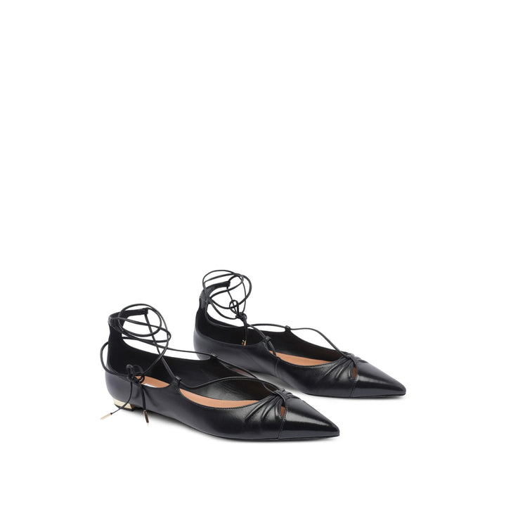 Aquazzura Ballerine - Nero | Wanan Luxury
