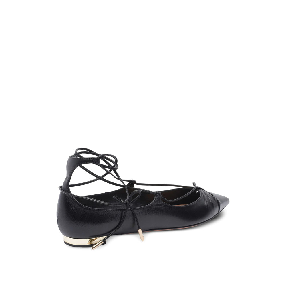 Aquazzura Ballerine - Nero | Wanan Luxury