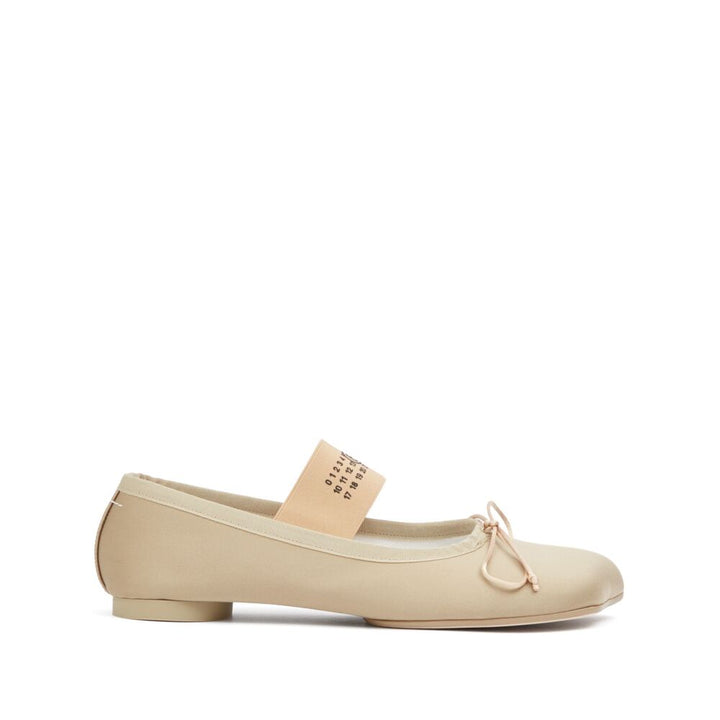 Mm6 Maison Margiela Neutral Ballet Flats - Neutral | Wanan Luxury