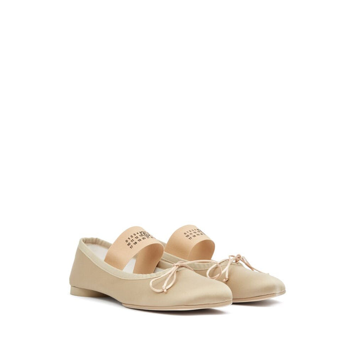 Mm6 Maison Margiela Neutral Ballet Flats - Neutral | Wanan Luxury