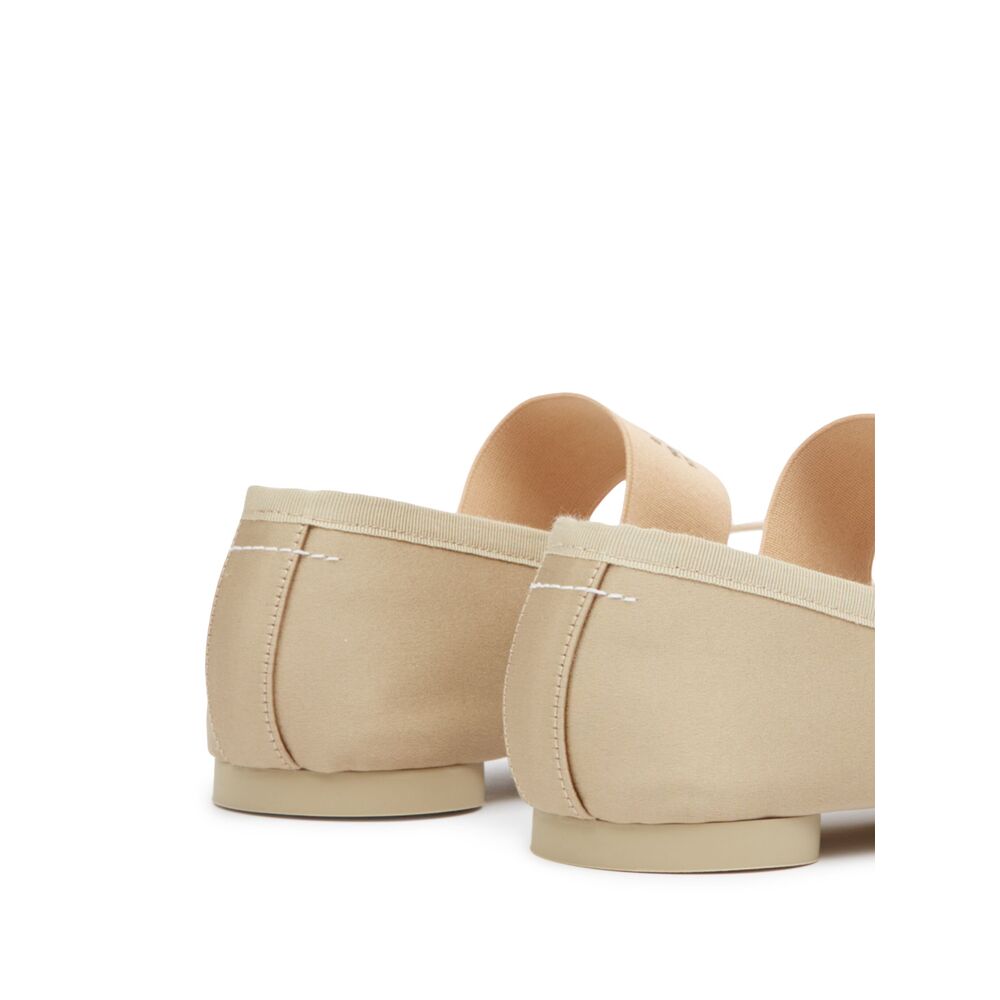 Mm6 Maison Margiela Neutral Ballet Flats - Neutral | Wanan Luxury