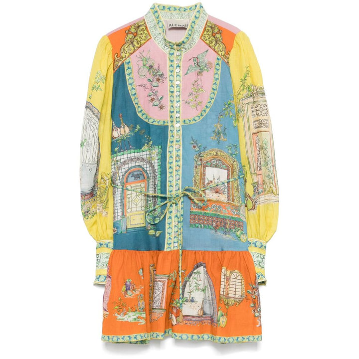 Alemais Abiti - Blu, Verde | Wanan Luxury