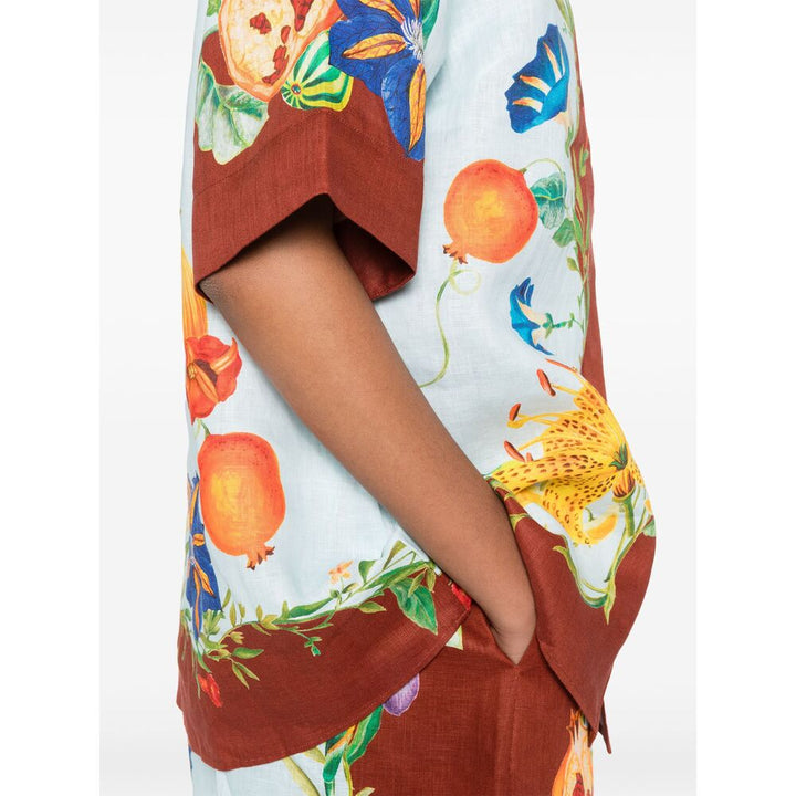 Alemais Abiti - Blu, Marrone | Wanan Luxury