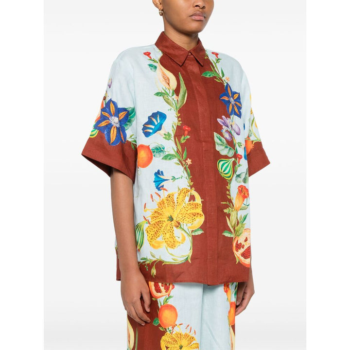 Alemais Abiti - Blu, Marrone | Wanan Luxury