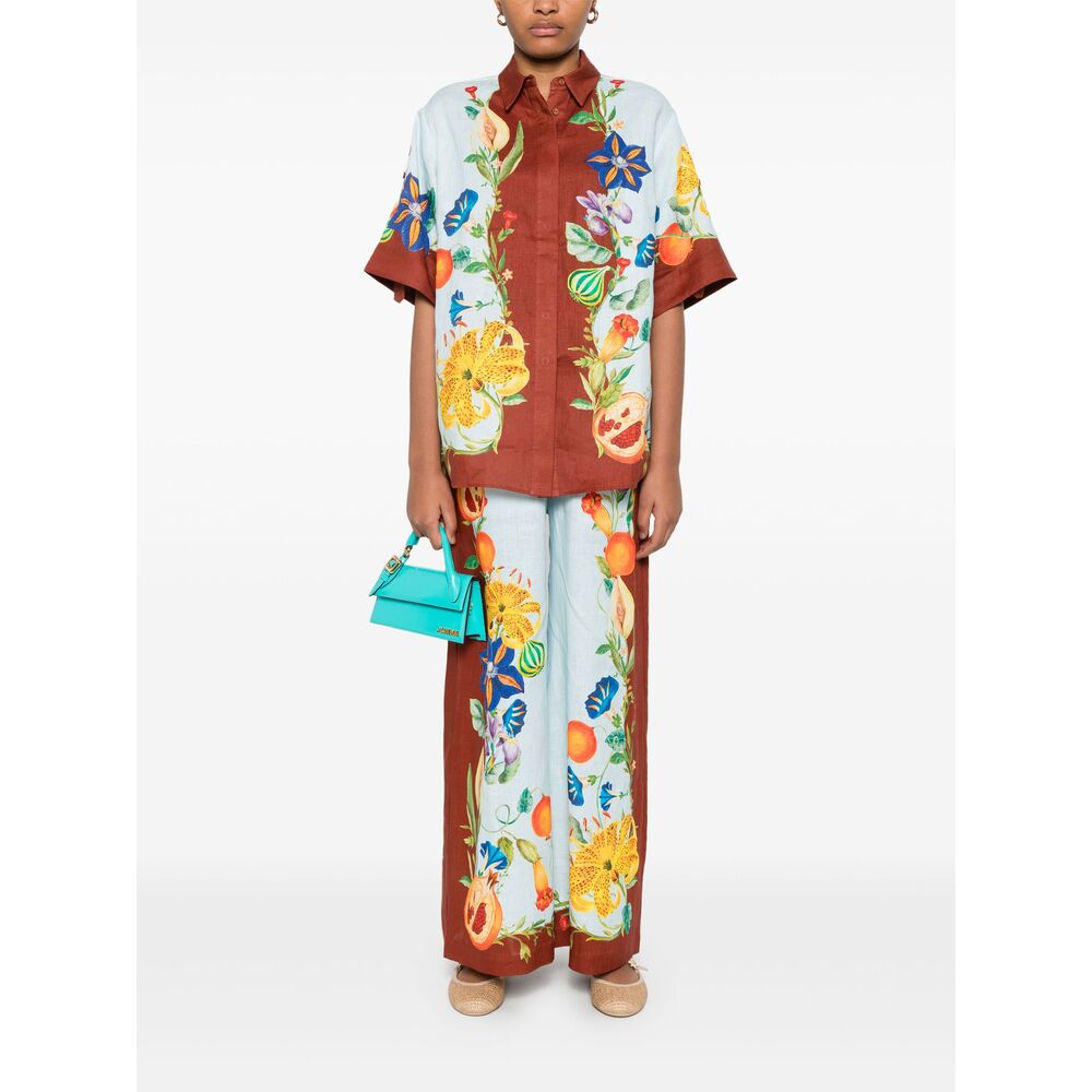 Alemais Abiti - Blu, Marrone | Wanan Luxury