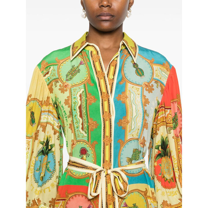 Alemais Abiti - Verde, Giallo | Wanan Luxury
