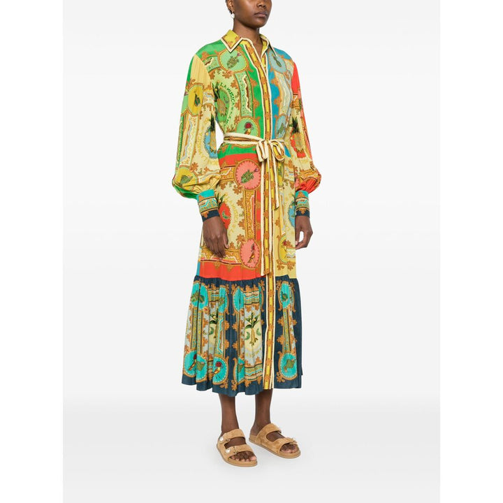 Alemais Abiti - Verde, Giallo | Wanan Luxury