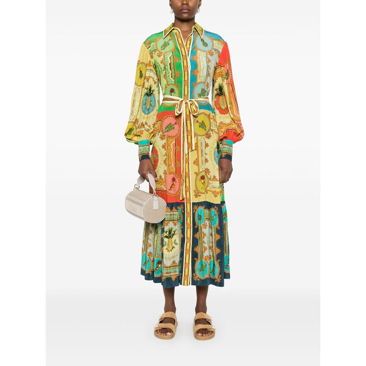 Alemais Abiti - Verde, Giallo | Wanan Luxury