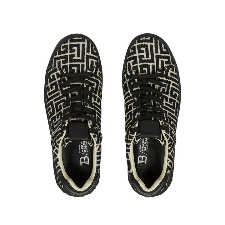 Balmain Sneakers - Black, White | Wanan Luxury