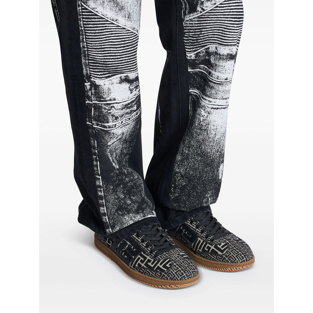 Balmain Sneakers - Black, Neutral | Wanan Luxury