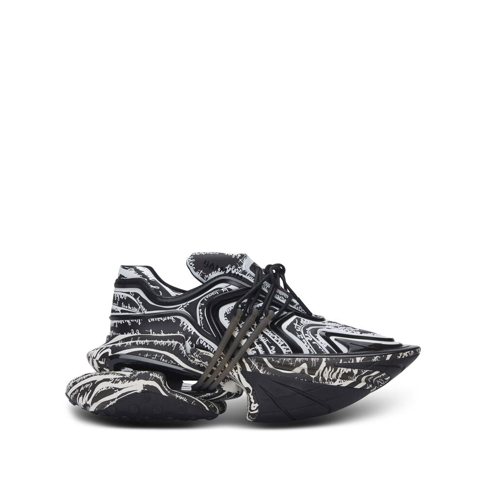 Balmain Sneakers - Black, White | Wanan Luxury