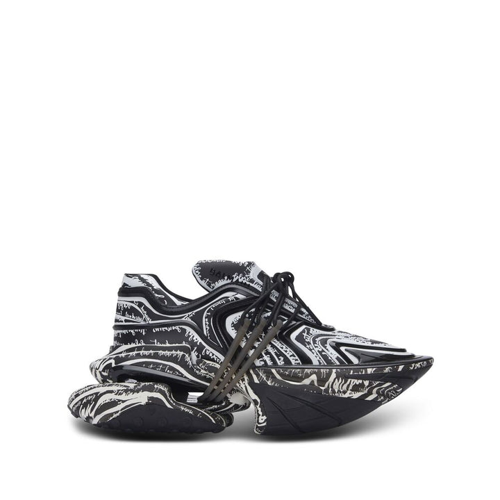 Balmain Sneakers - Black, White | Wanan Luxury