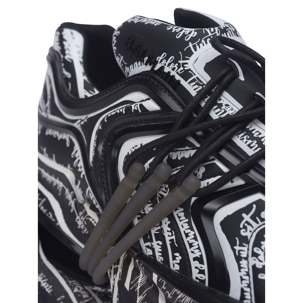Balmain Sneakers - Black, White | Wanan Luxury