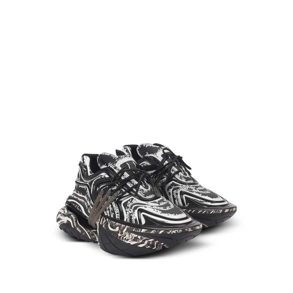 Balmain Sneakers - Black, White | Wanan Luxury
