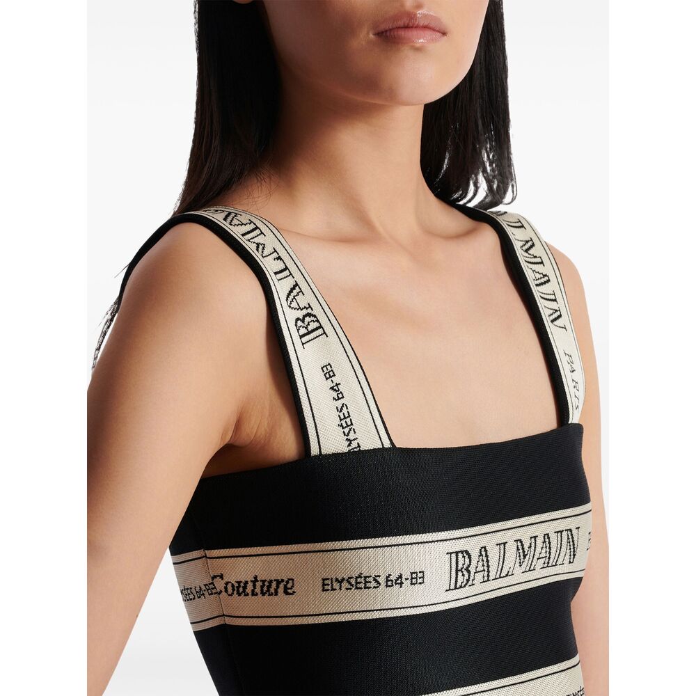Balmain Tops - Black, White | Wanan Luxury
