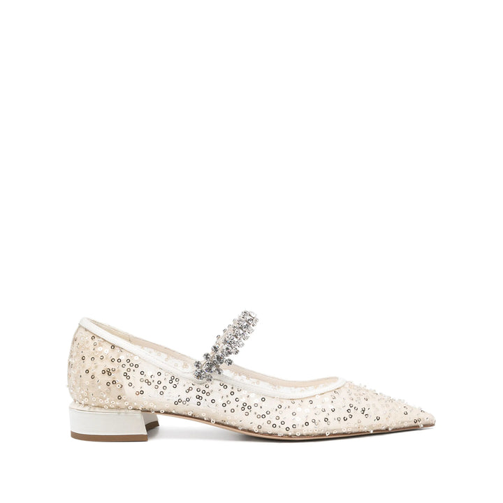 Jimmy Choo Ballerine - Bianco | Wanan Luxury