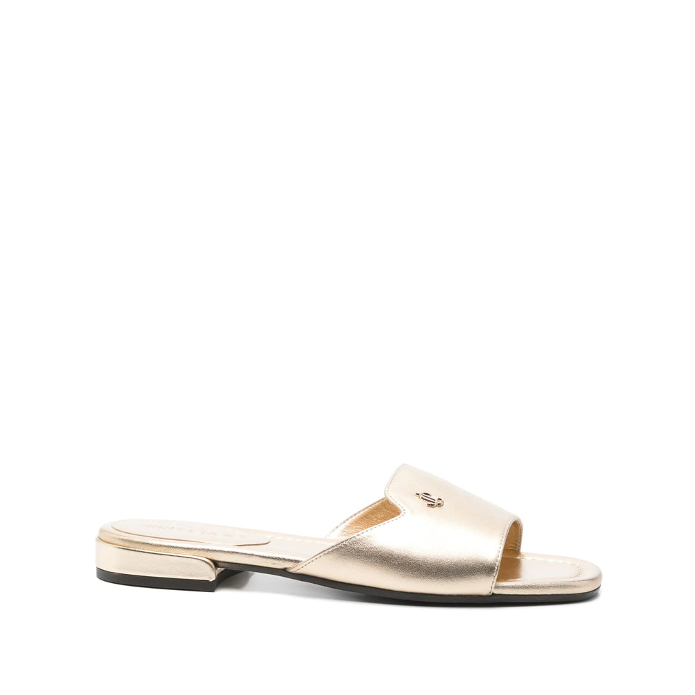 Jimmy Choo Slippers - Gold | Wanan Luxury