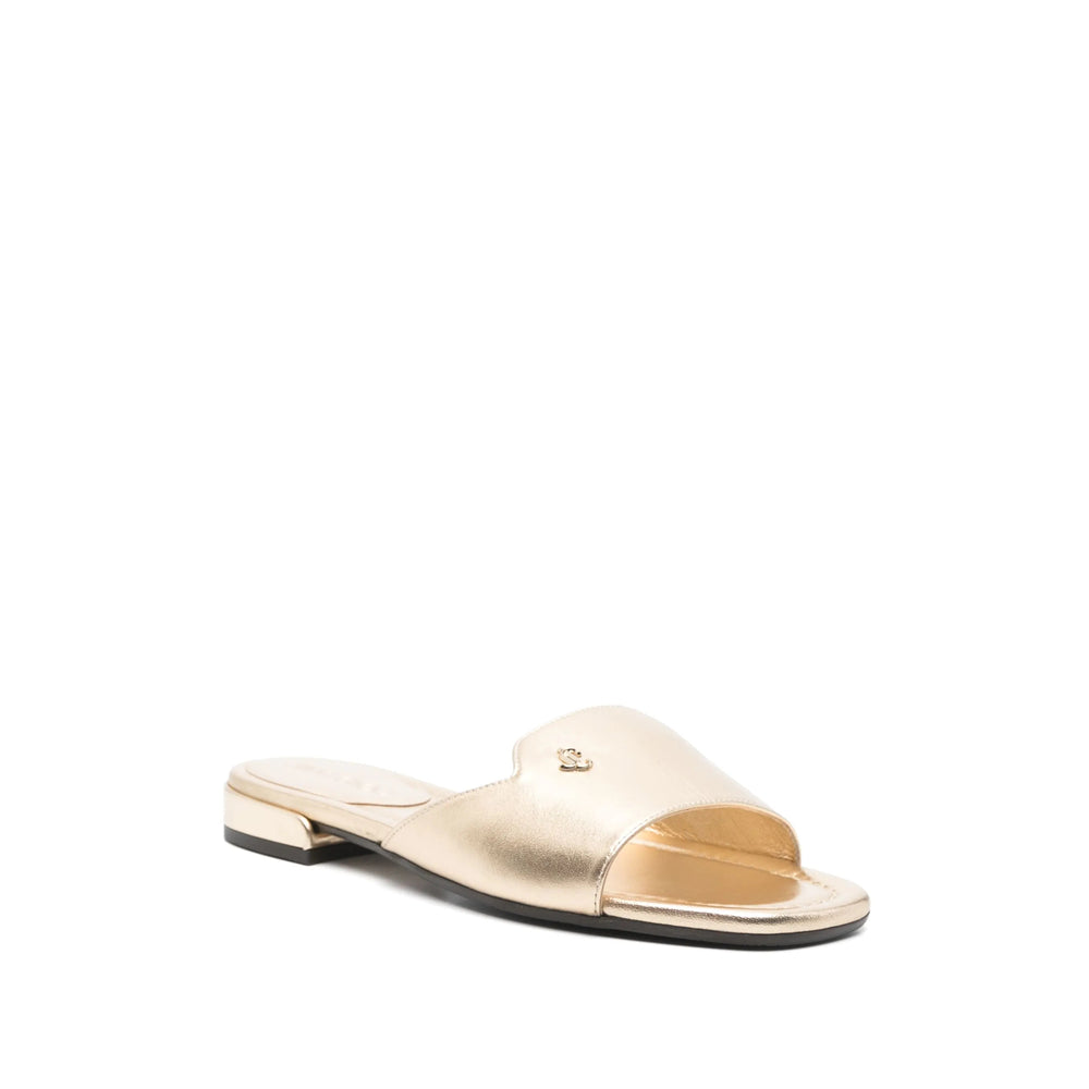 Jimmy Choo Slippers - Gold | Wanan Luxury