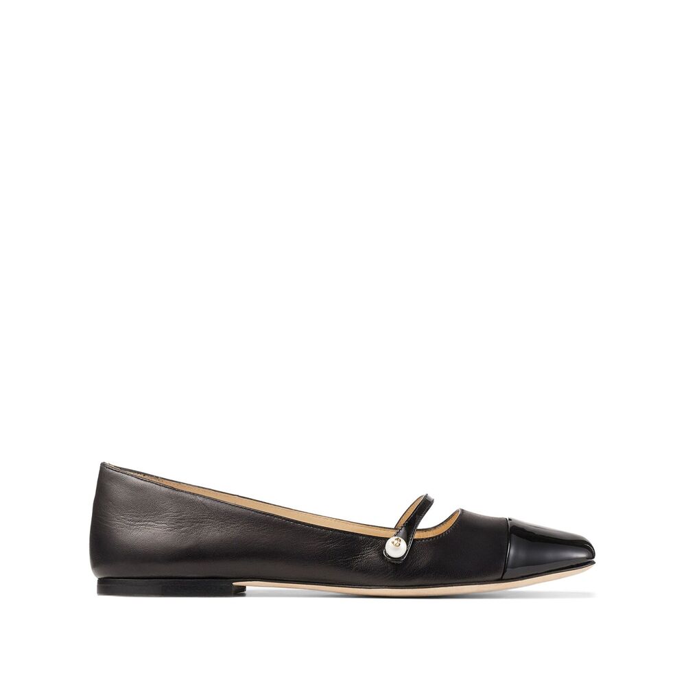 Jimmy Choo Nylon Ballet Flats - Black | Wanan Luxury