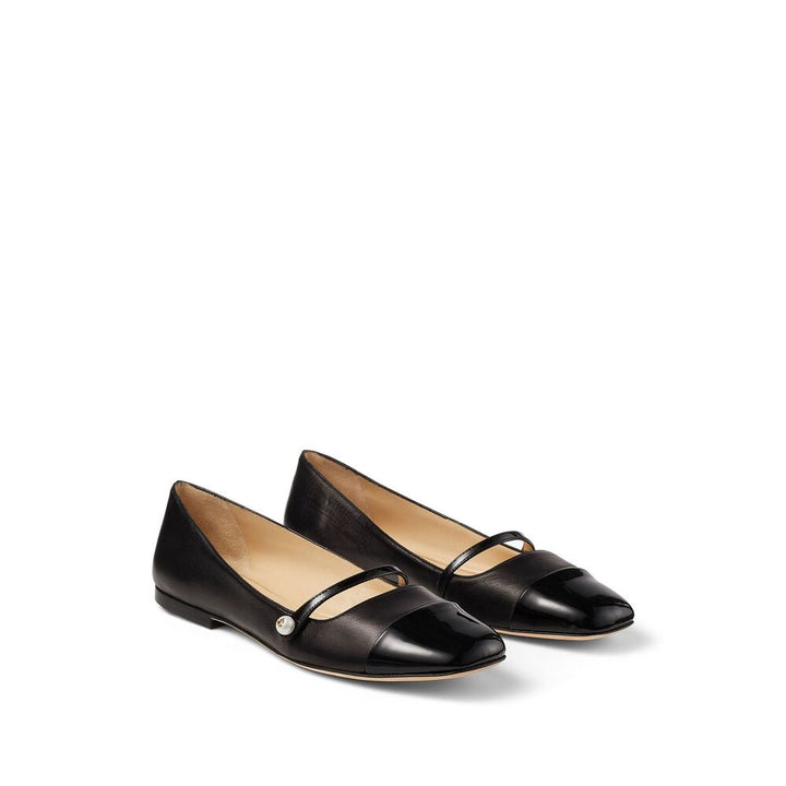 Jimmy Choo Nylon Ballet Flats - Black | Wanan Luxury