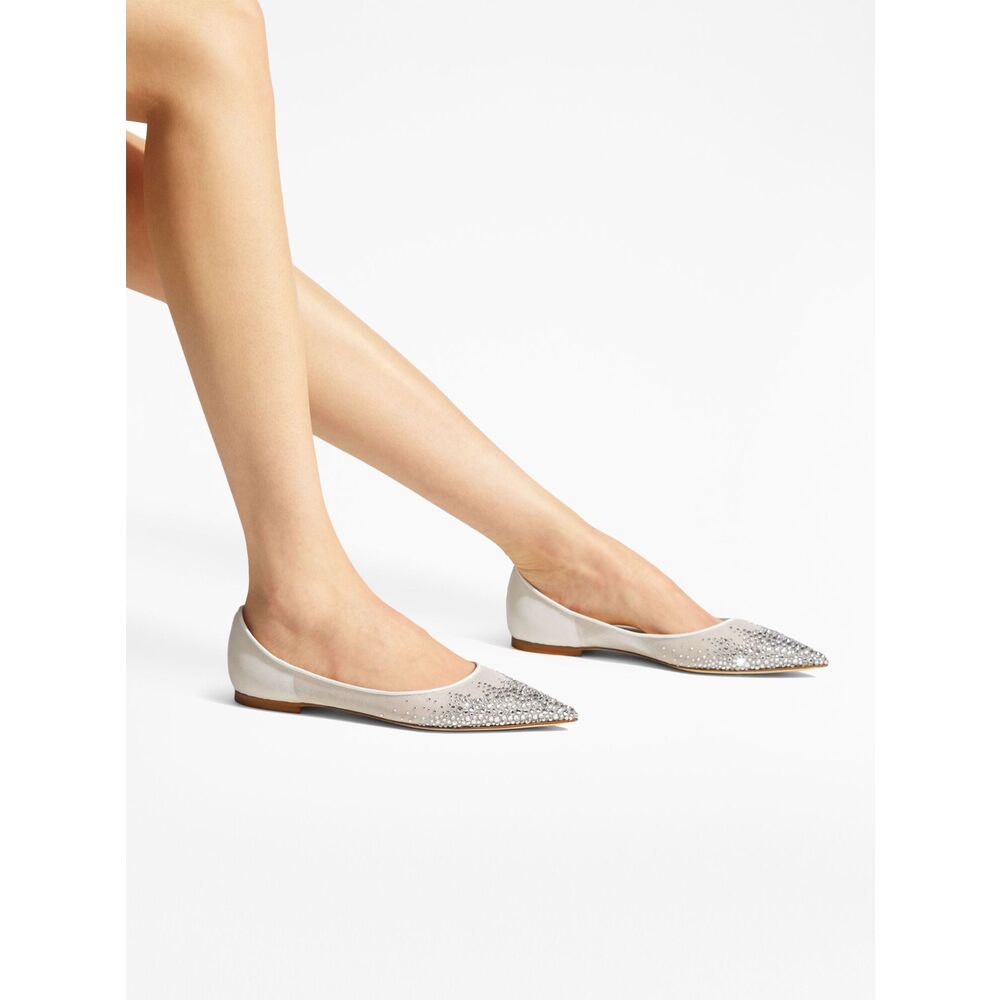 Jimmy Choo Ballerine - Bianco | Wanan Luxury