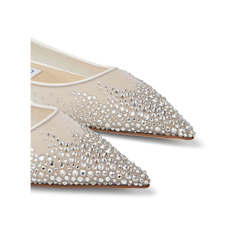 Jimmy Choo Ballerine - Bianco | Wanan Luxury
