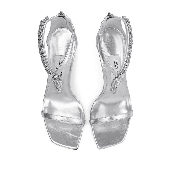 Jimmy Choo Silver Sandals - Silver | Wanan Luxury