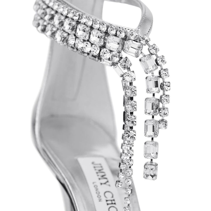 Jimmy Choo Silver Sandals - Silver | Wanan Luxury