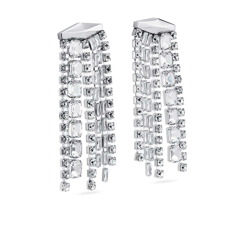 Jimmy Choo Silver Earrings - Silver | Wanan Luxury