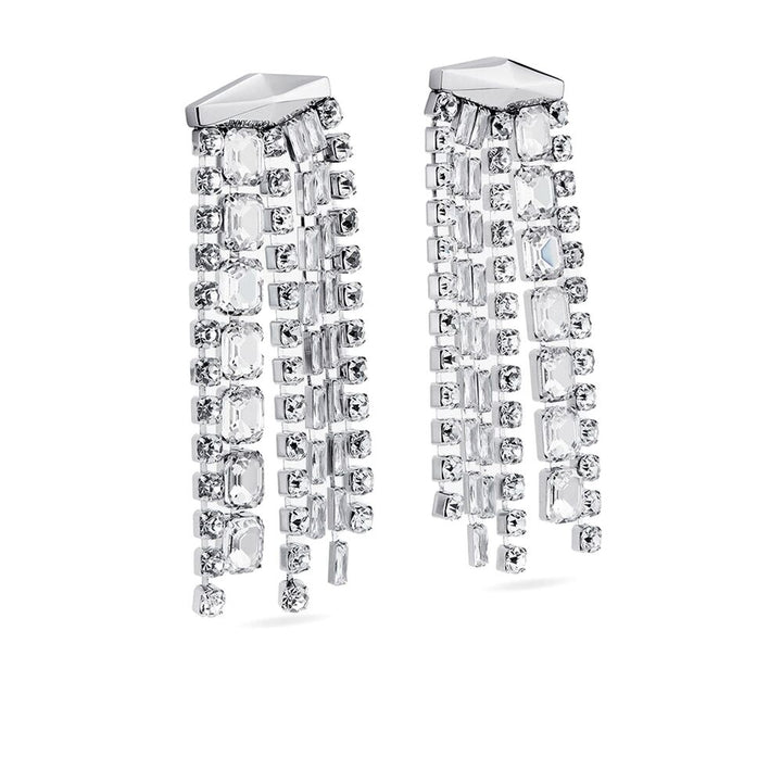 Jimmy Choo Silver Earrings - Silver | Wanan Luxury