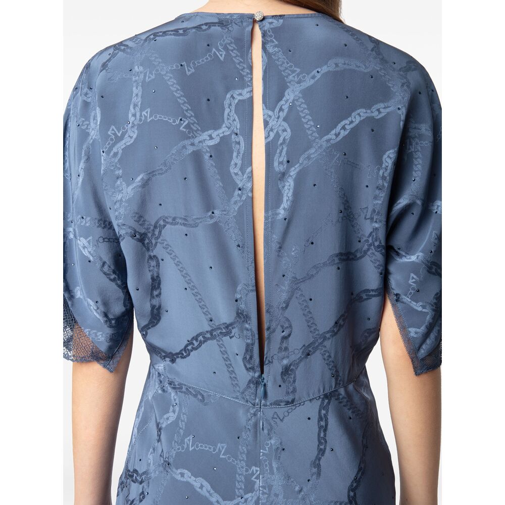 Zadig & Voltaire Silk Suits & Dresses - Blue | Wanan Luxury