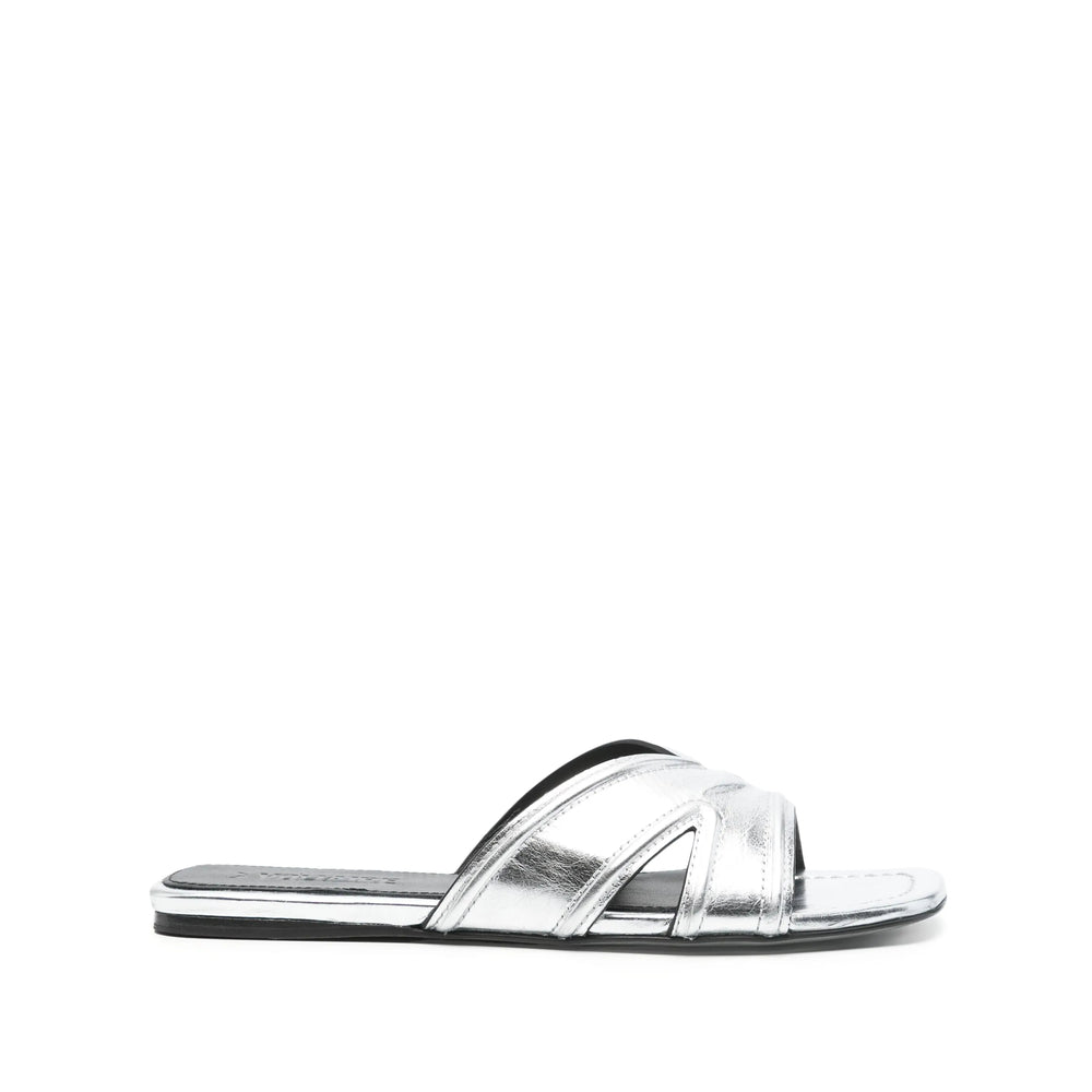 Zadig & Voltaire Slippers - Silver | Wanan Luxury