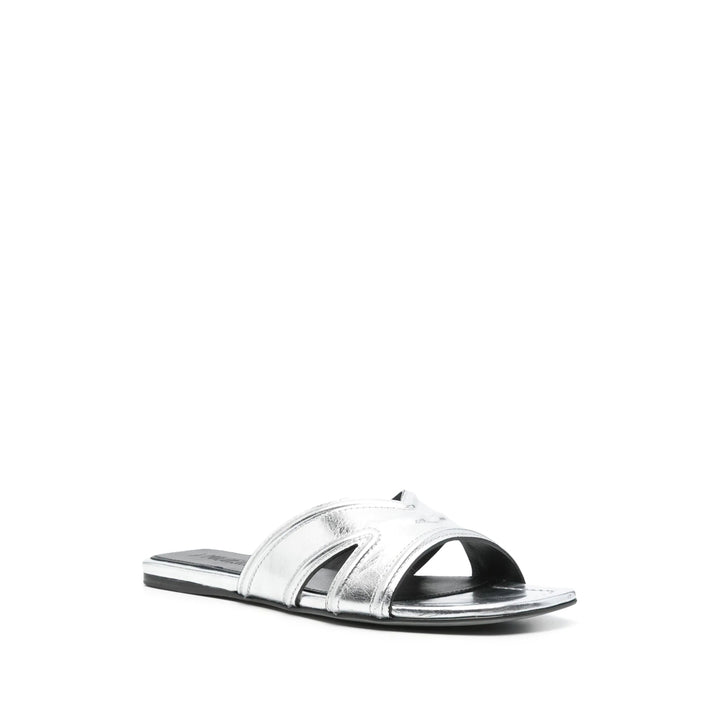 Zadig & Voltaire Slippers - Silver | Wanan Luxury