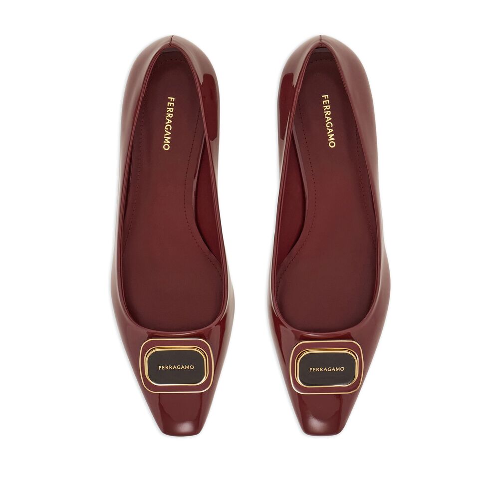 Ferragamo Ballerine - Rosso | Wanan Luxury